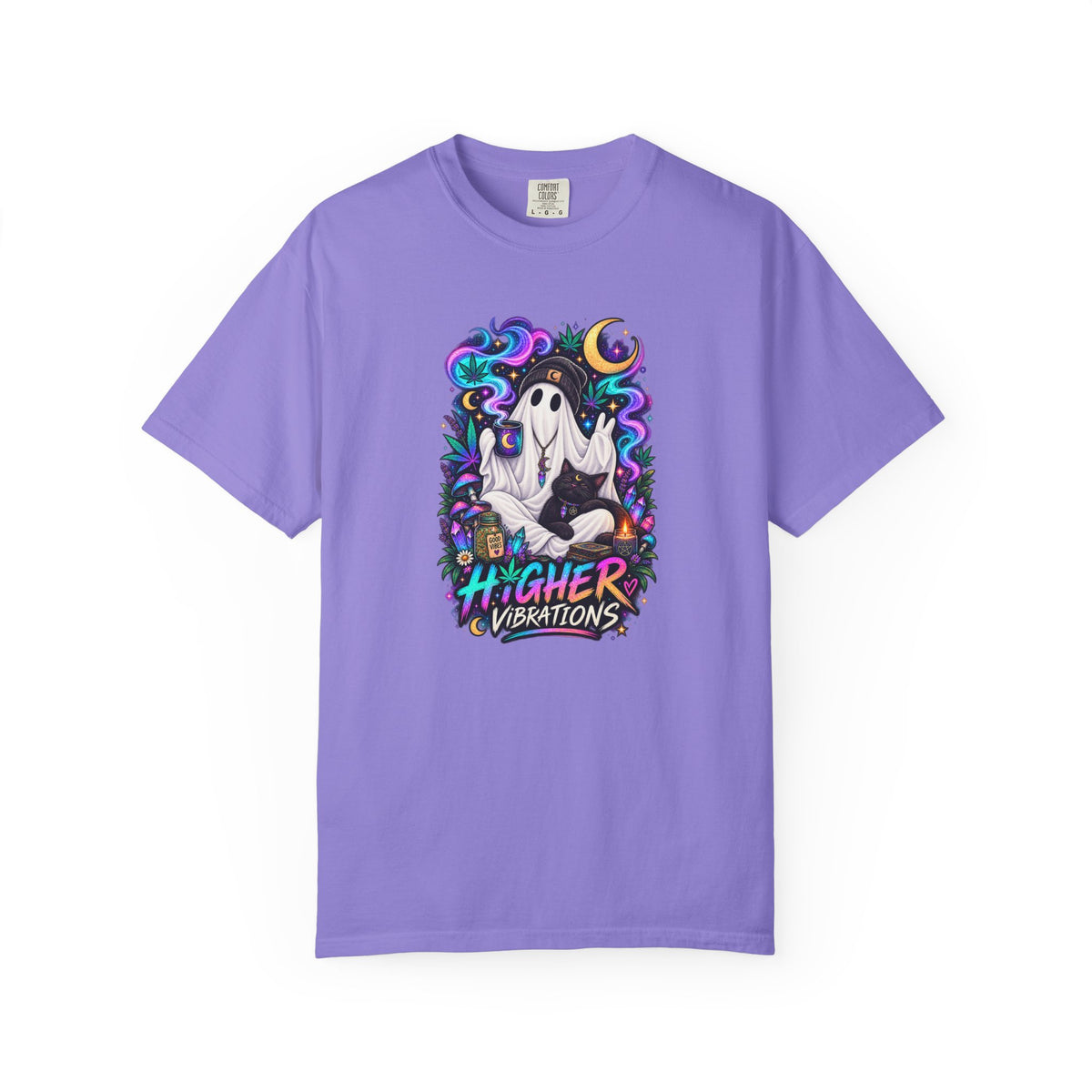 Higher Vibrations Ghost Graphic T-Shirt