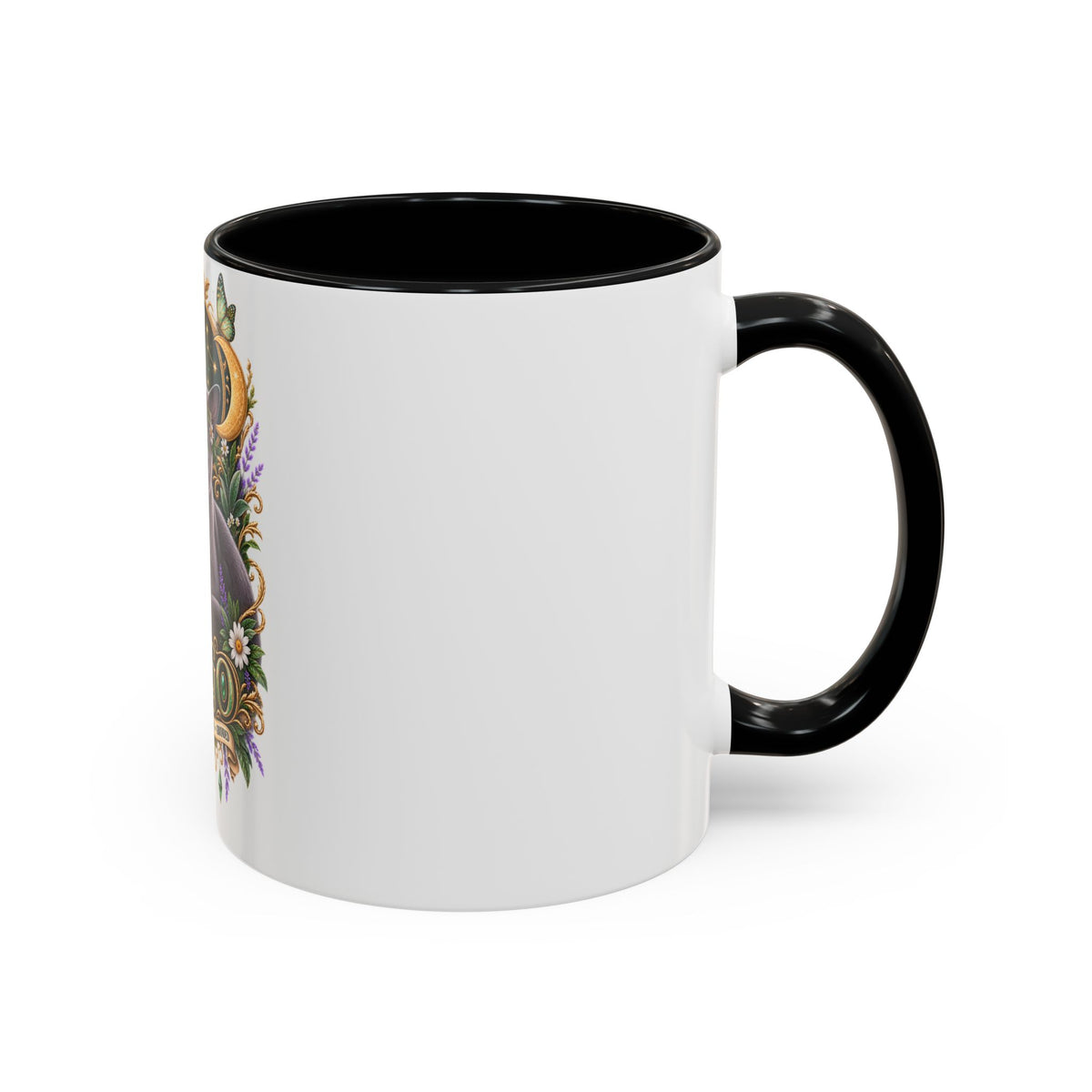 Virgo Russian Blue Cat Accent Coffee Mug — Zodiac Astrology Horoscope Gift (11/15 oz)
