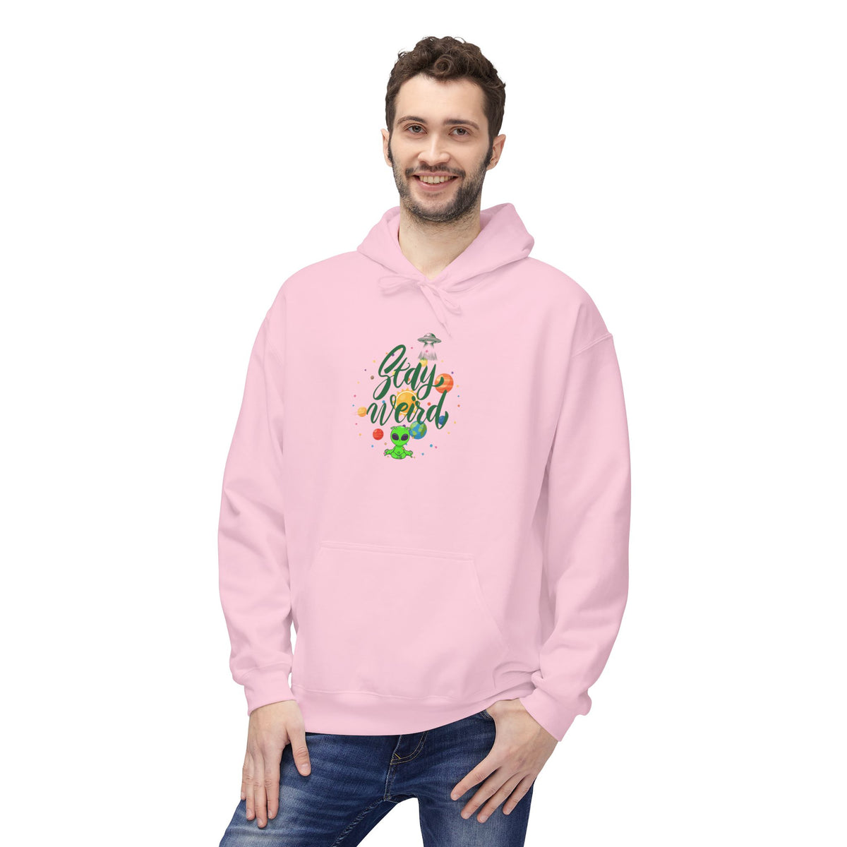 Stay weird Classic Alien Hoodie