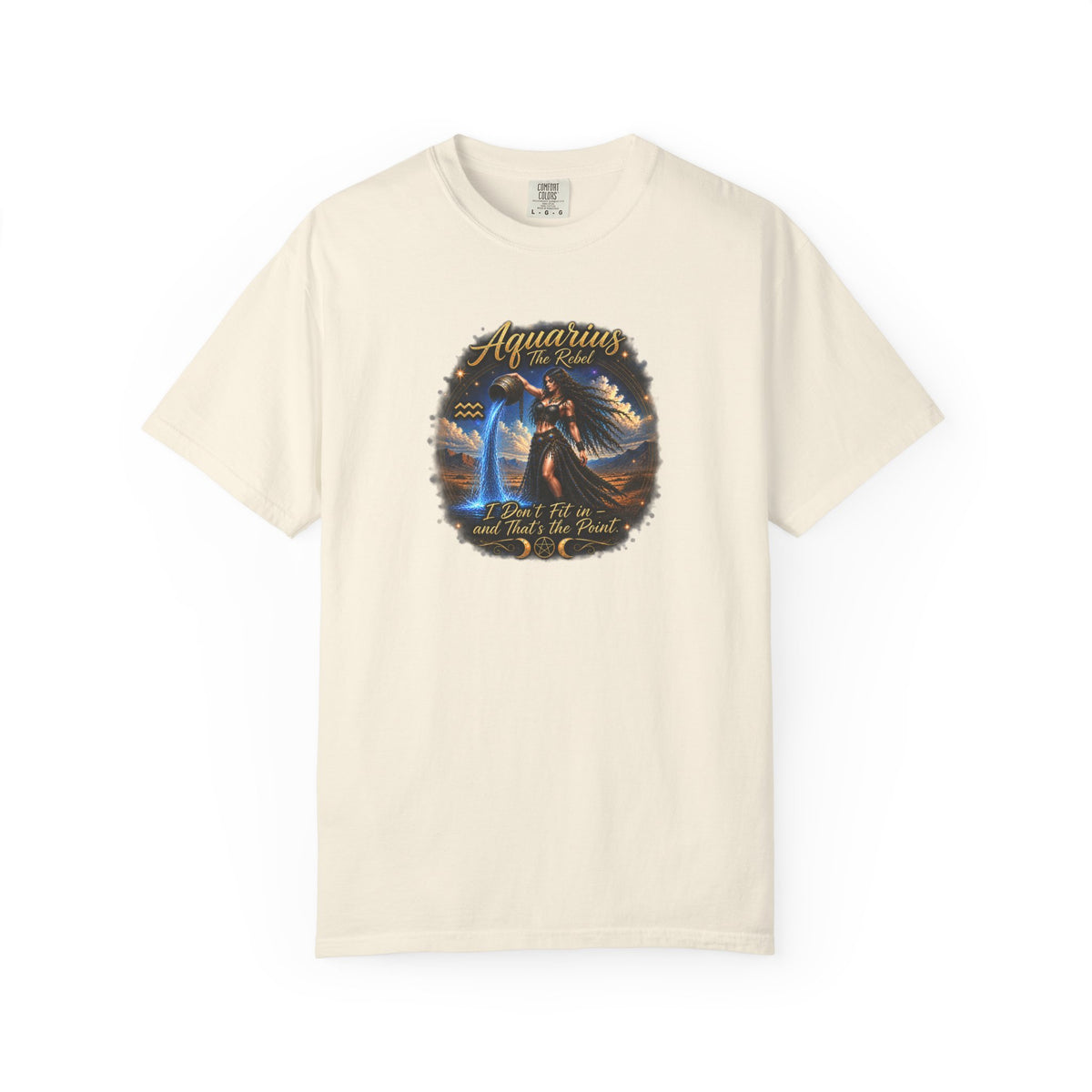 Aquarius "The Rebel" Zodiac T-Shirt – Water Bearer Astrology Tee Zodiac Sign