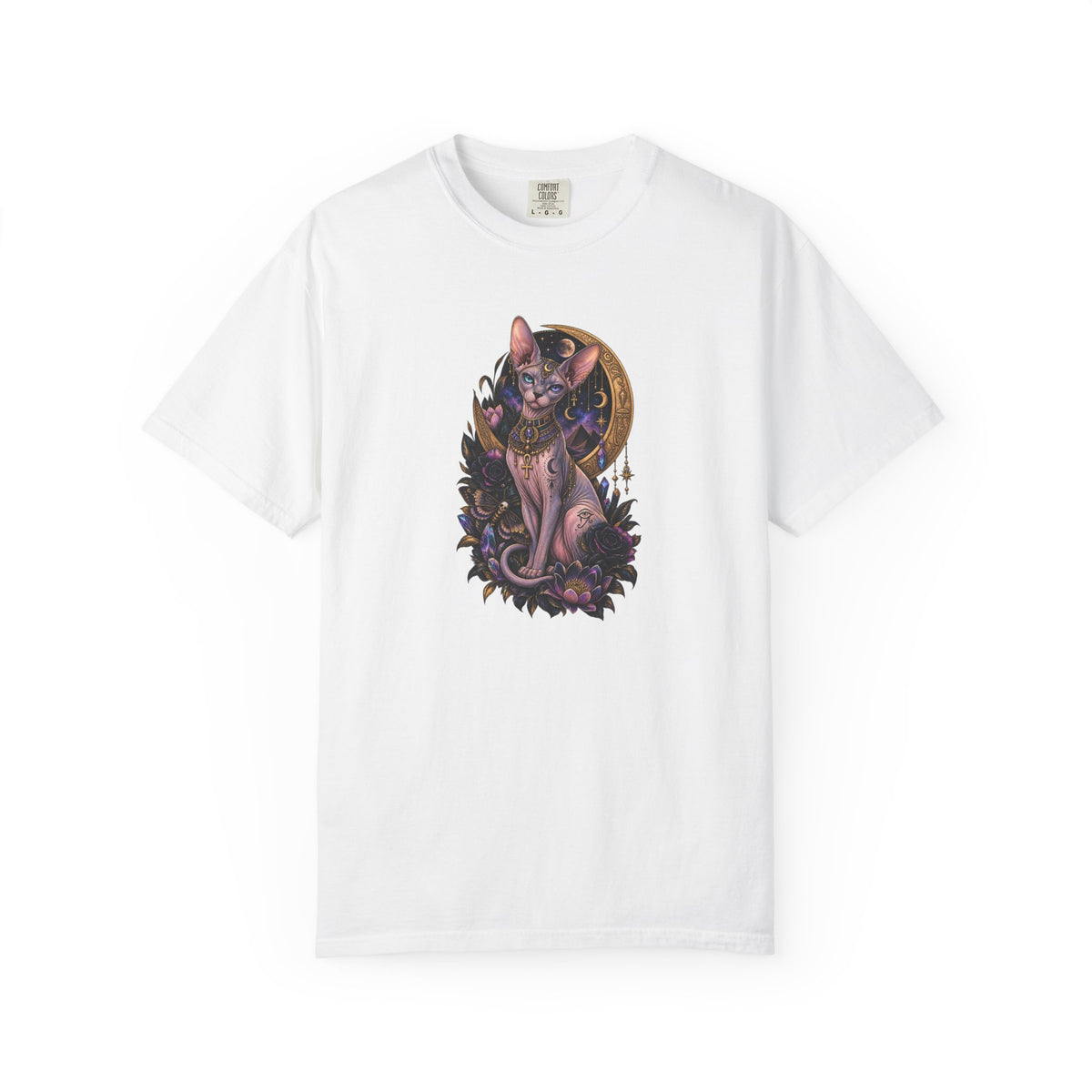 Egyptian Sphynx Moon cat Graphic T-Shirt