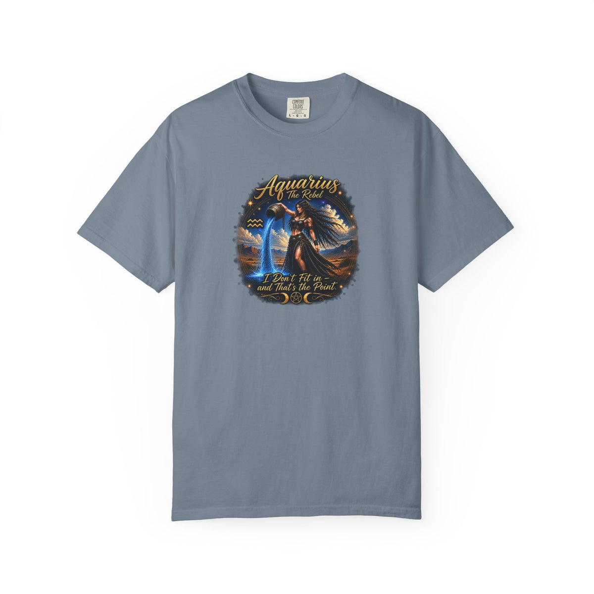 Aquarius "The Rebel" Zodiac T-Shirt – Water Bearer Astrology Tee Zodiac Sign