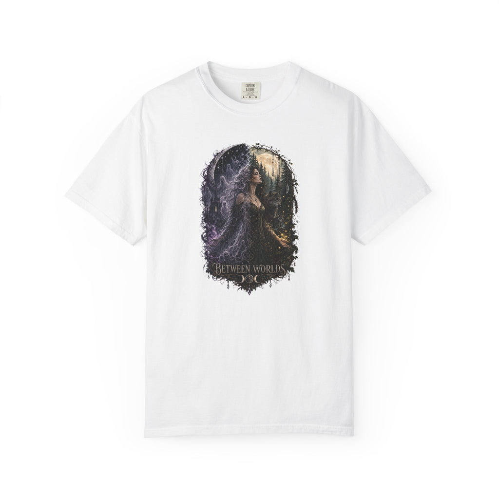 Fantasy Forest T-Shirt — "Between Worlds" Witchy Art Tee