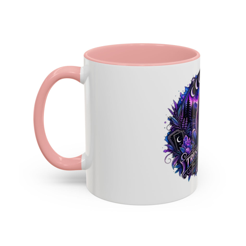 Mystic Moon Coffee Mug — "Trust the Signs" Night Sky Design