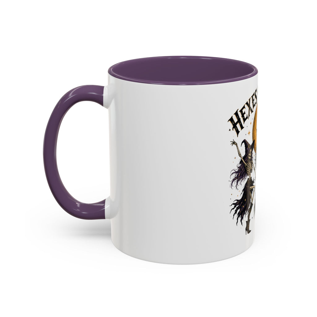 Hexes on My Ex's Witch Coffee Mug — Funny Halloween Accent Mug (11/15oz)