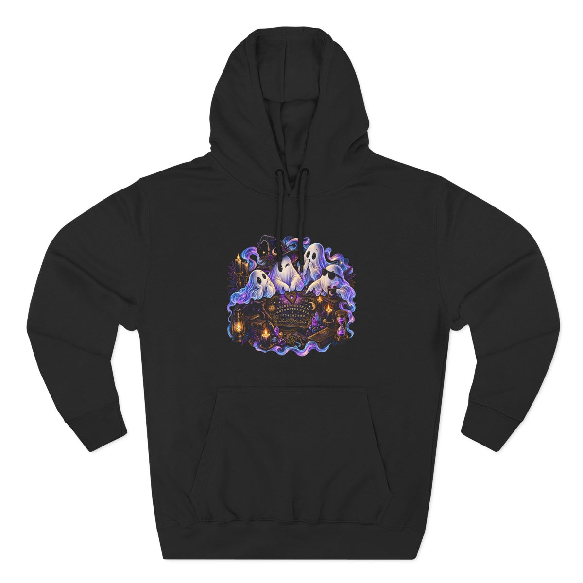 Funny Ghosts with Spirit Board Hoodie — Halloween Ghosts & Haunted Night Pullover
