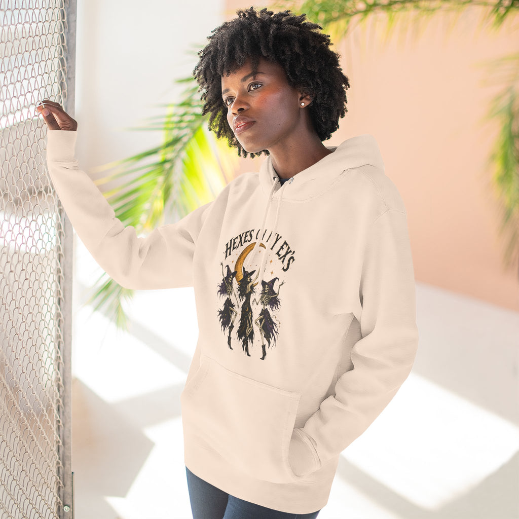 Hexes On My Exes Hoodie — Witchy Witchcraft Graphic Fleece Pullover