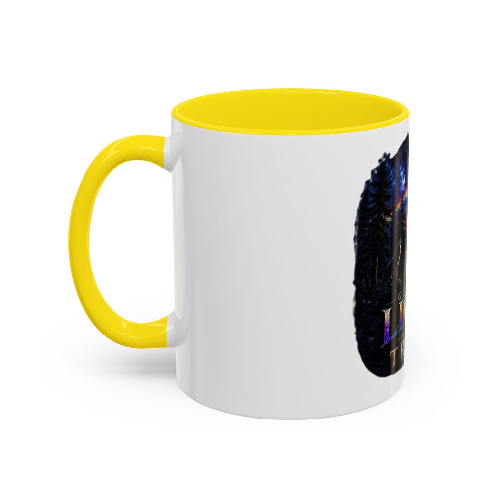 Guided by Light Coffee Mug — Inspirational Nature Moonrise Design (11/15oz) Advocacy mug
