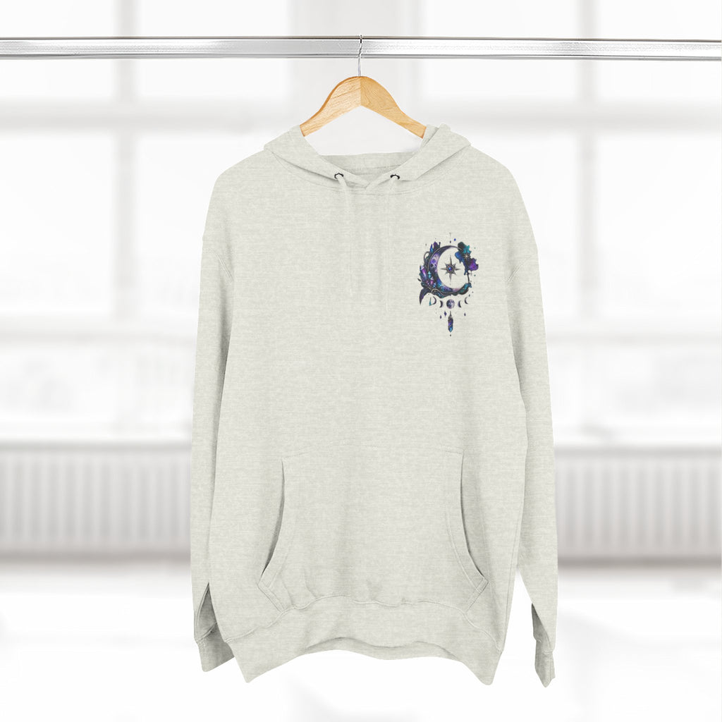 Mystic Moon Hoodie — "Trust the Signs" Celestial Fleece Pullover