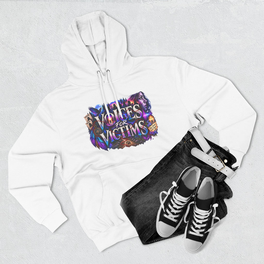 Voices for Victims Graphic Hoodie — Support & Awareness Pullover