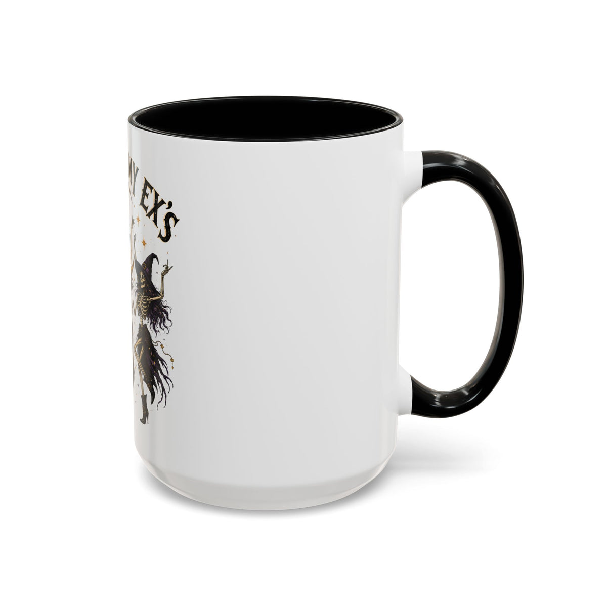 Hexes on My Ex's Witch Coffee Mug — Funny Halloween Accent Mug (11/15oz)
