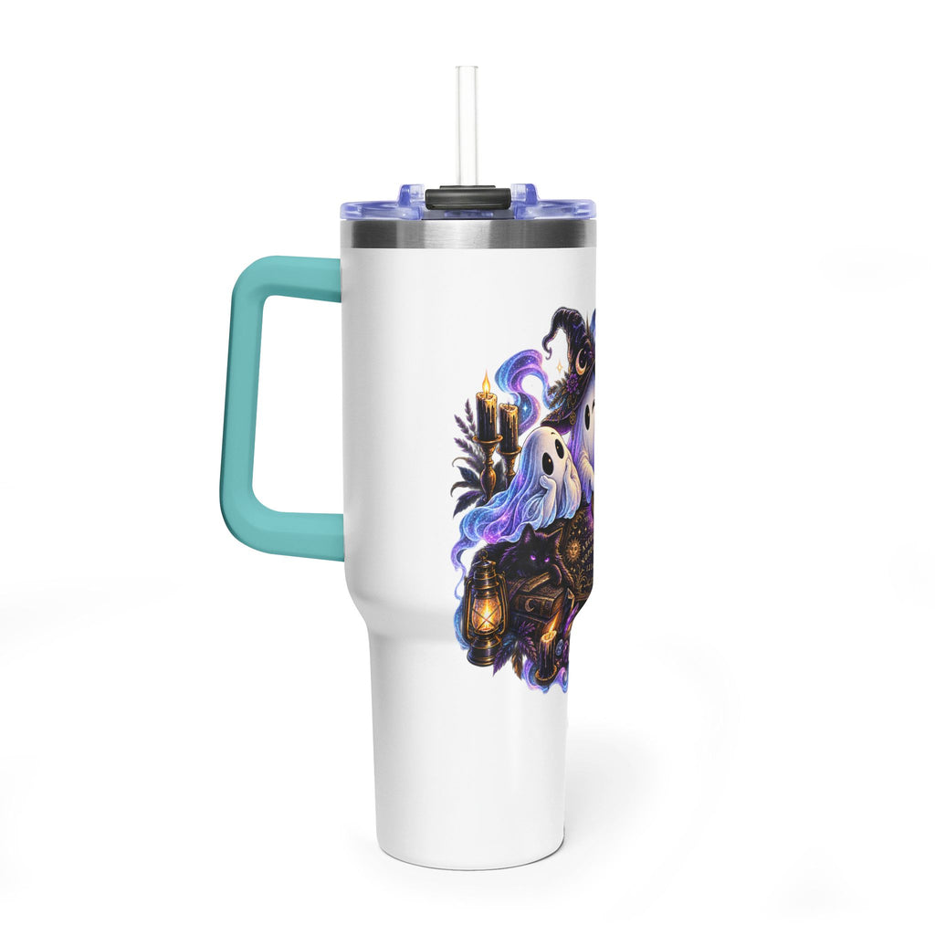 Ghost Crew 40oz Thermal Tumbler — Cute Halloween Ghosts Design