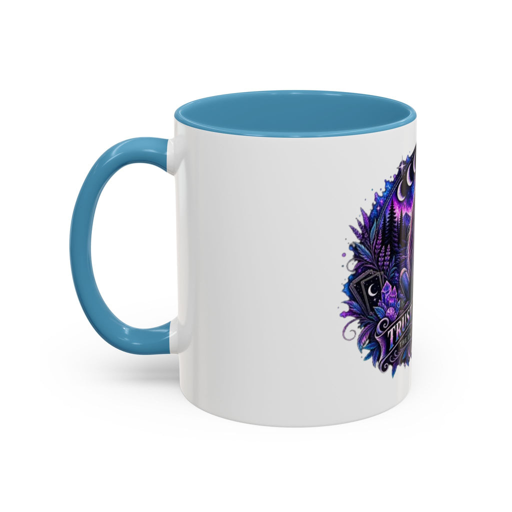 Mystic Moon Coffee Mug — "Trust the Signs" Night Sky Design