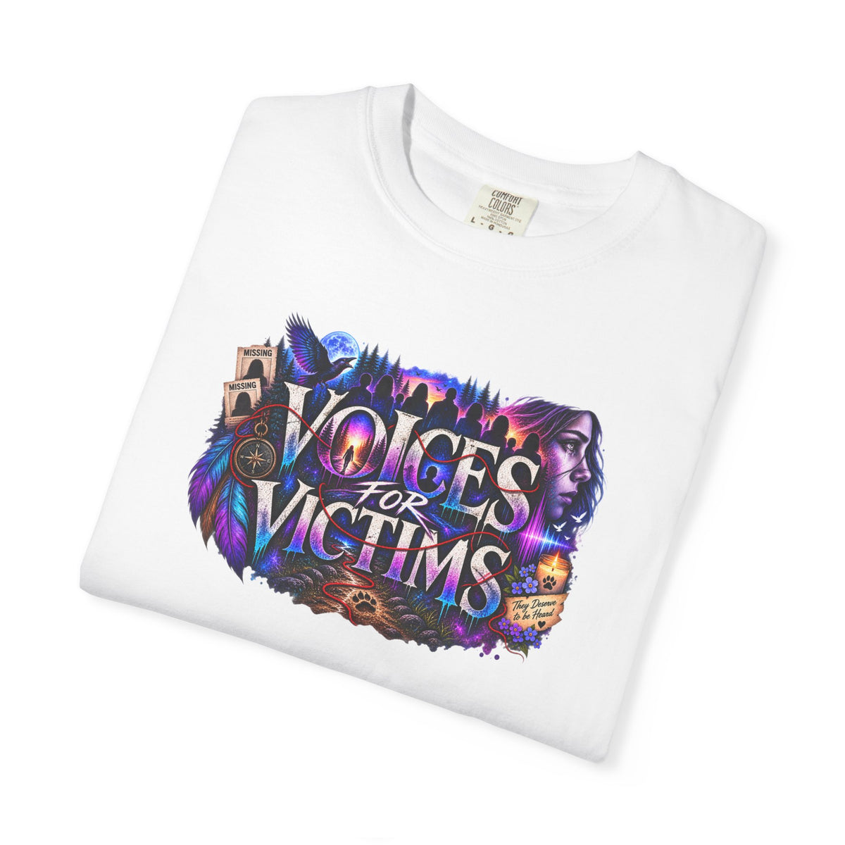 Voices for Victims Graphic T-Shirt — Support & Awareness Tee