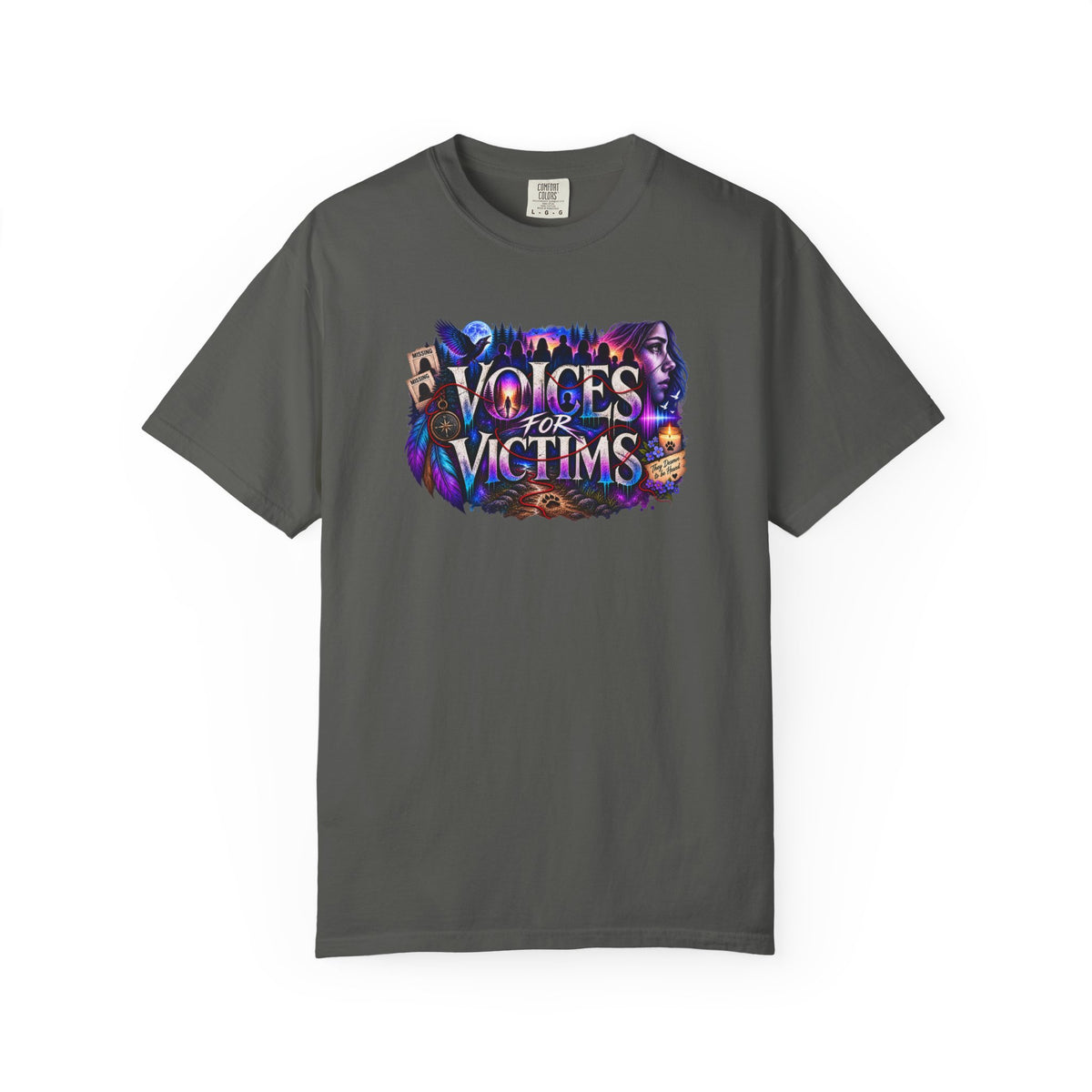 Voices for Victims Graphic T-Shirt — Support & Awareness Tee