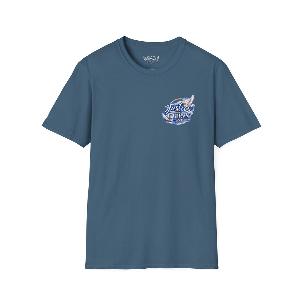 T-Shirt — "Justice for Ethan" " Your story still matters" Memorial Tee ( Angel Wing Edition)