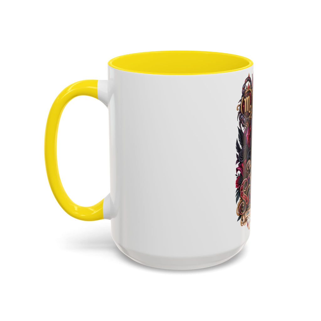 Scorpio Zodiac Black Cat Accent Coffee Mug – Astrology Gift (11oz & 15oz)
