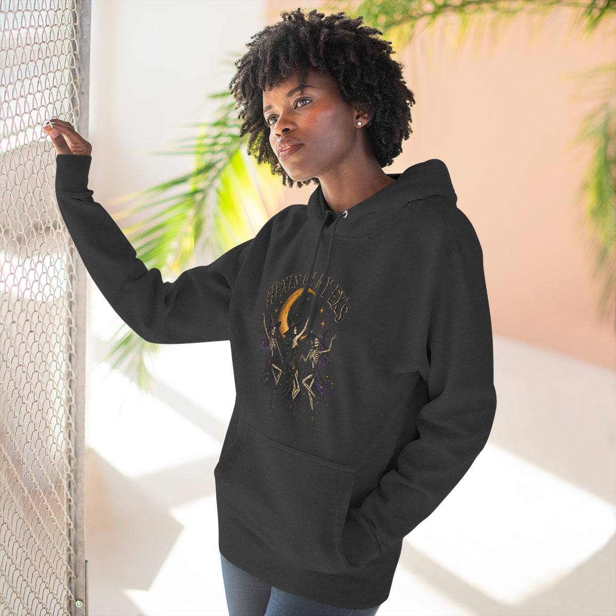 Hexes On My Exes Hoodie — Witchy Witchcraft Graphic Fleece Pullover