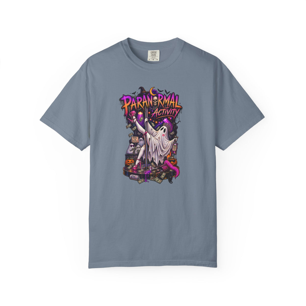 Paranormal Activity Ghost T-Shirt= Halloween ghost tee