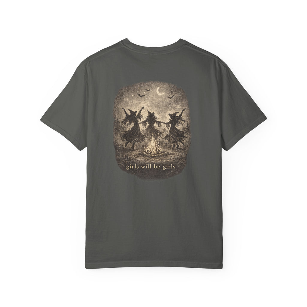 Witch Sisters T-Shirt — "Girls Will Be Girls" Graphic Tee