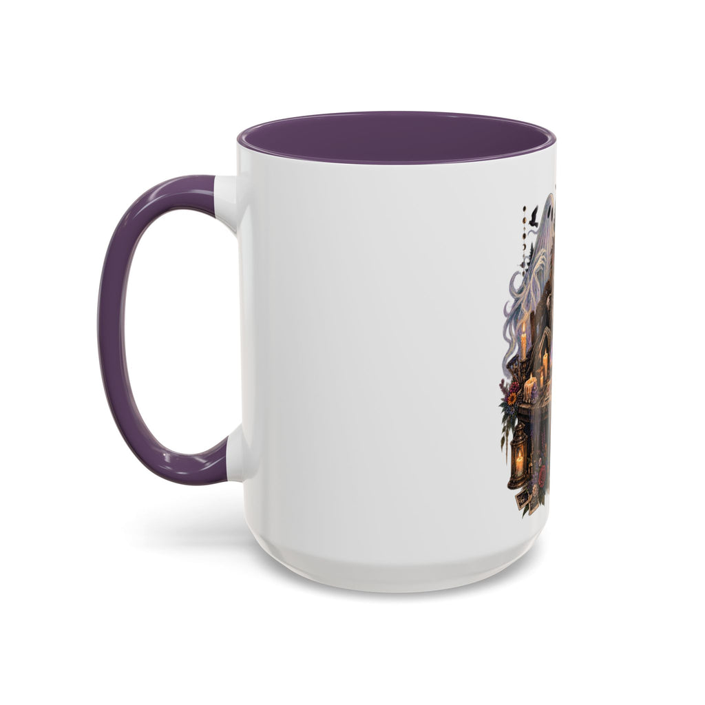 Witchy Halloween Coffee Mug – Spooky Seance Accent Mug (11/15oz)