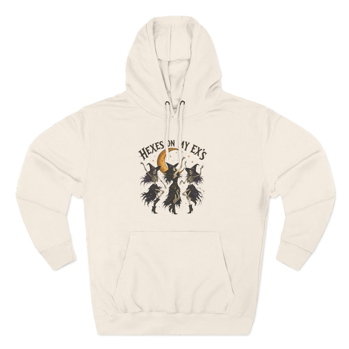 Hexes On My Exes Hoodie — Witchy Witchcraft Graphic Fleece Pullover