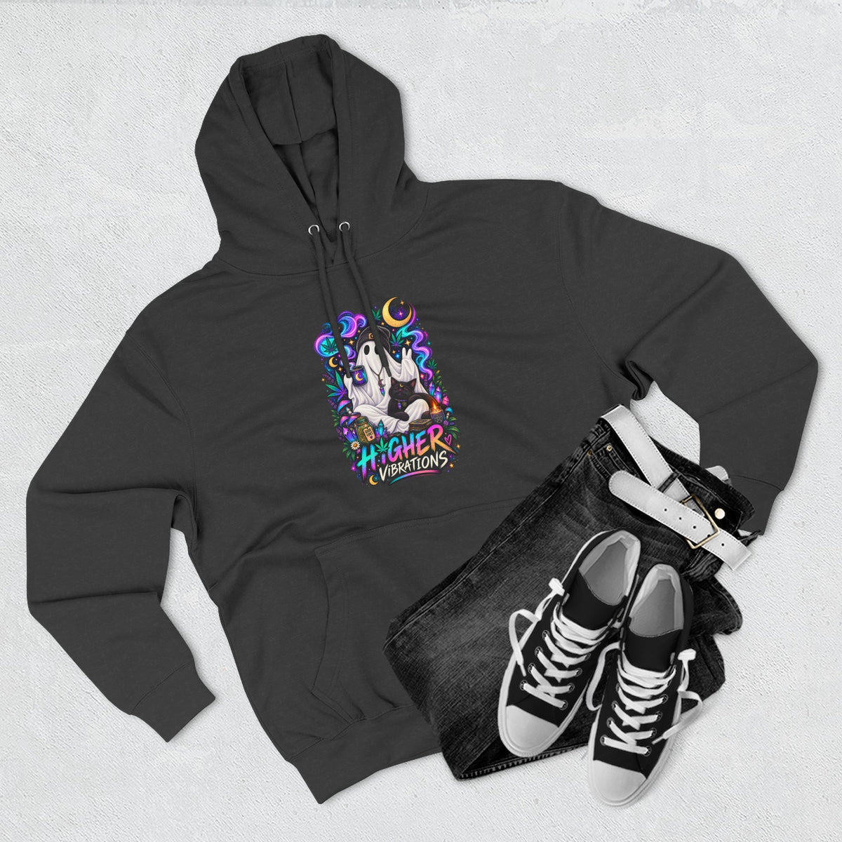 Higher Vibrations Ghost Hoodie