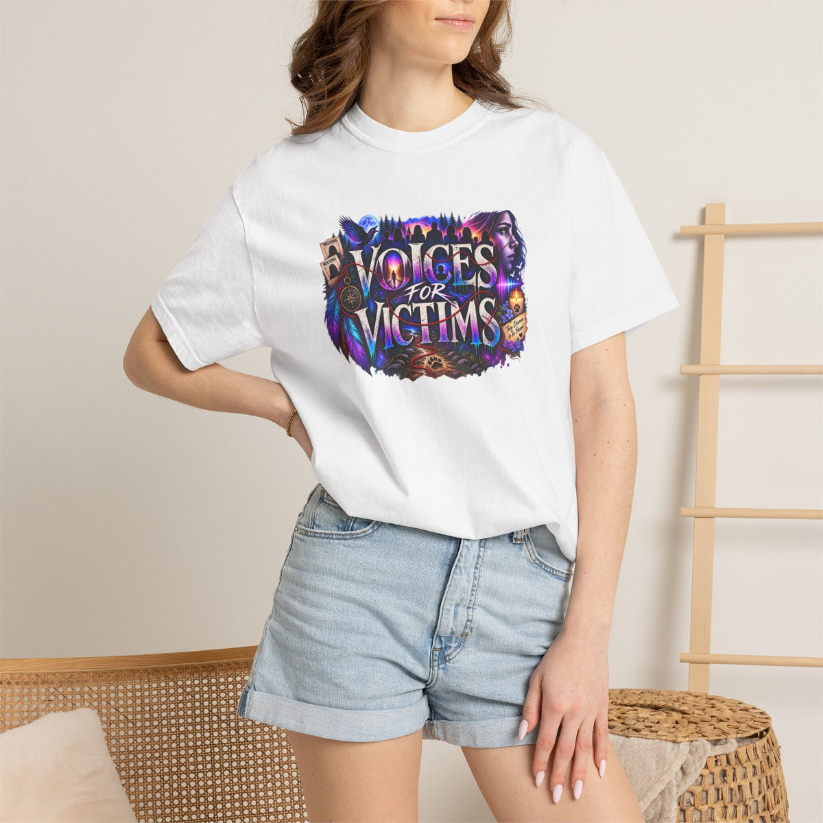 Voices for Victims Graphic T-Shirt — Support & Awareness Tee