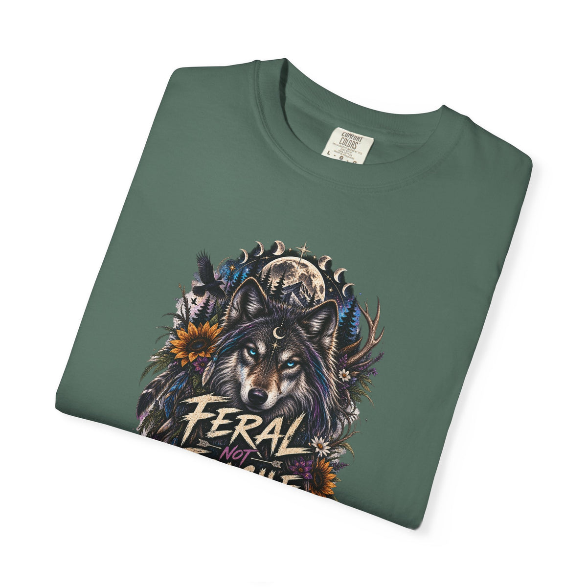 Feral Fragile Wolf T-Shirt — Vintage Wildlife Graphic Tee