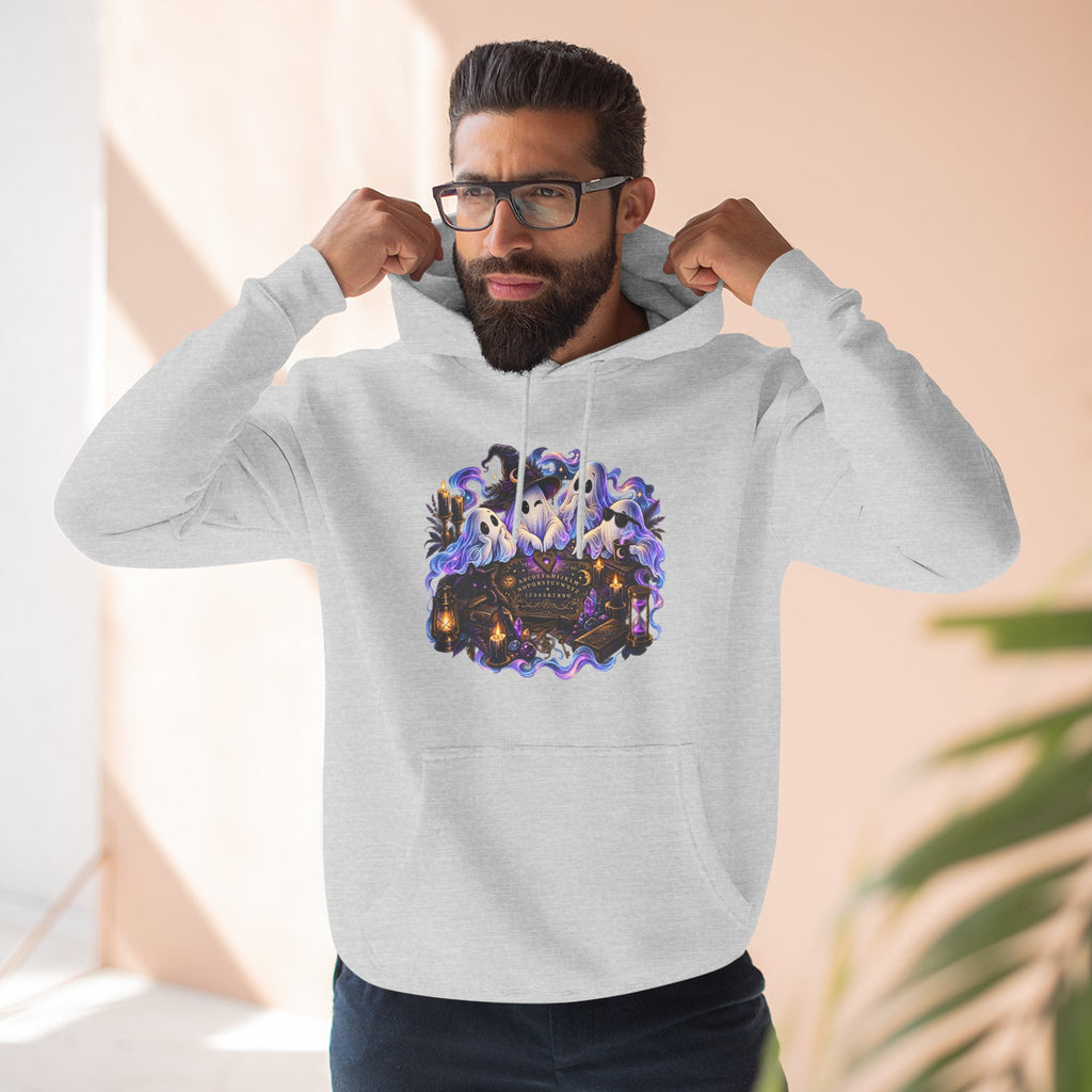 Funny Ghosts with Spirit Board Hoodie — Halloween Ghosts & Haunted Night Pullover