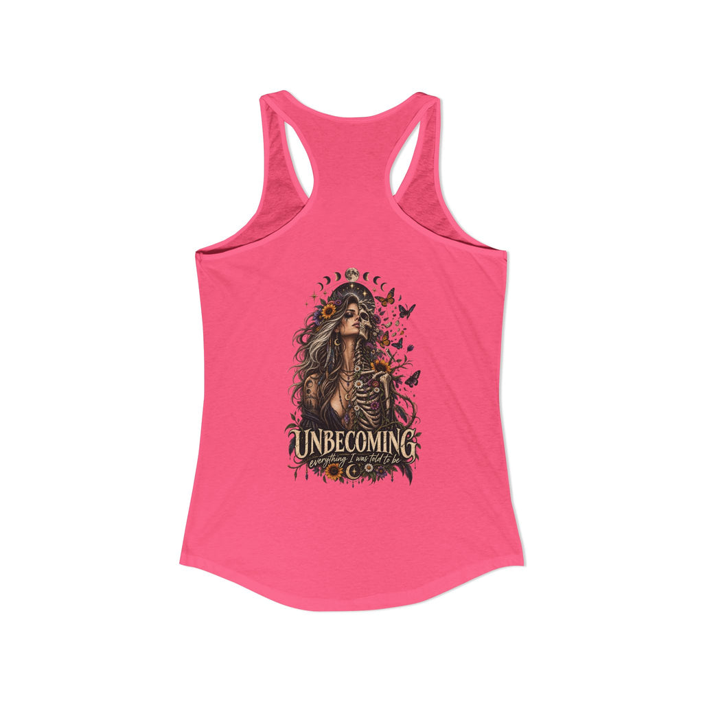 Unbecoming Woman Skeleton Gothic Tank