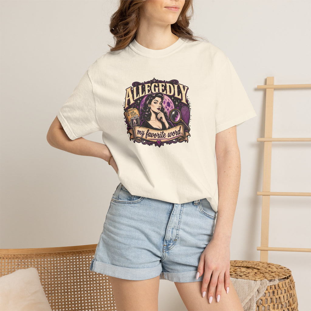 Allegedly My Favorite Word Graphic T-Shirt