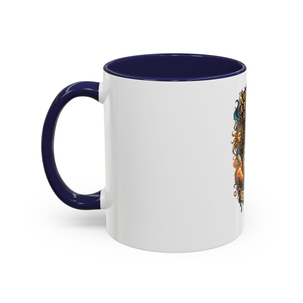 Coffee Mug — "Karma's Not a Bitch — She's a Mirror" Accent Ceramic Mug (11/15oz)