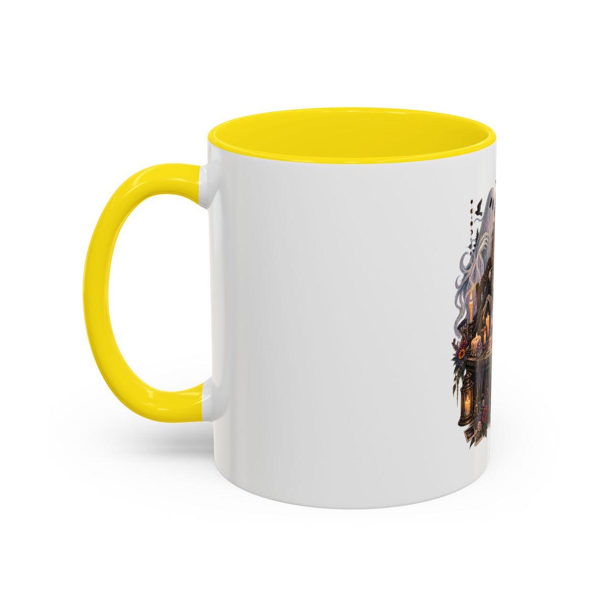Witchy Halloween Coffee Mug – Spooky Seance Accent Mug (11/15oz)