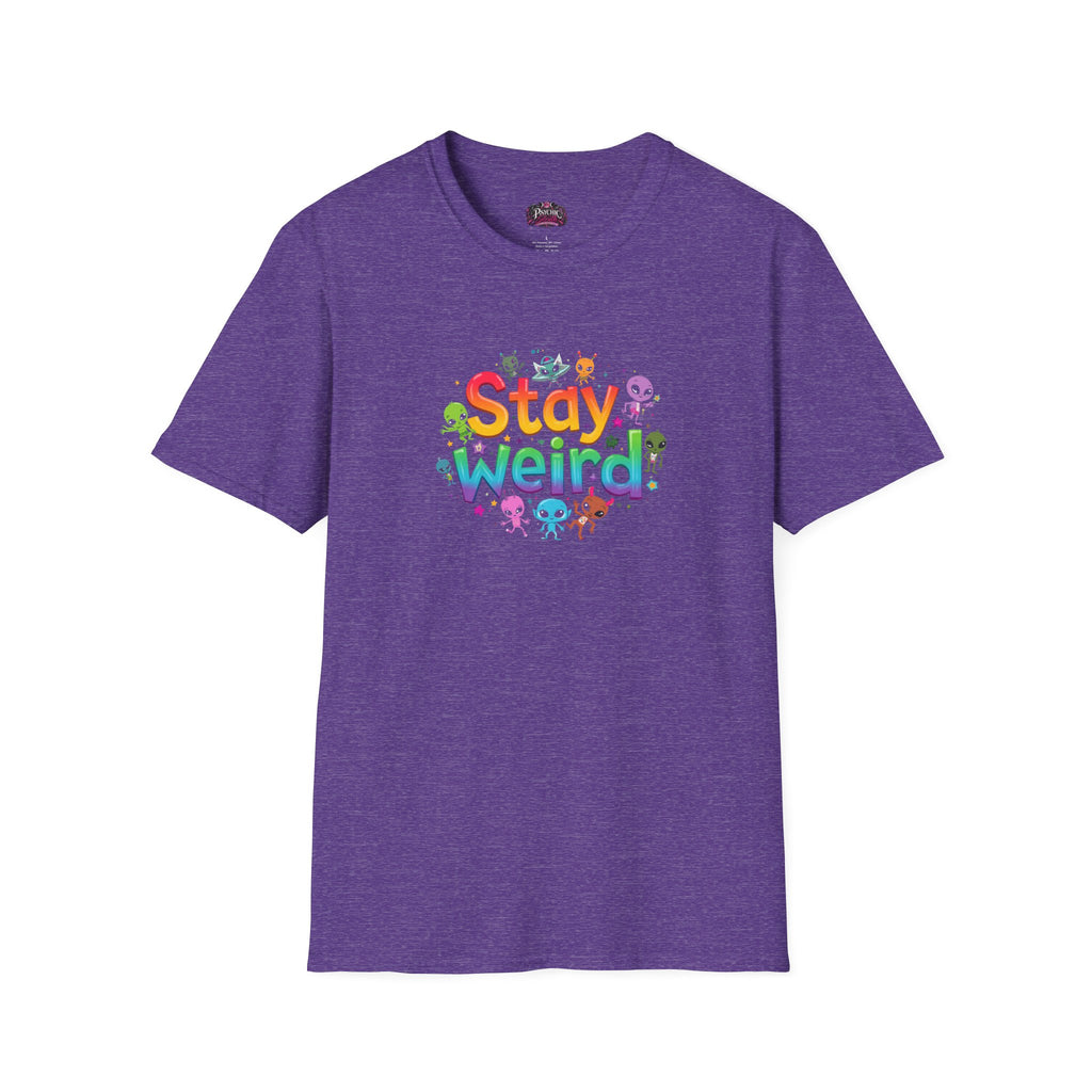 Stay Weird T-Shirt — Colorful Cute Alien Graphic Tee