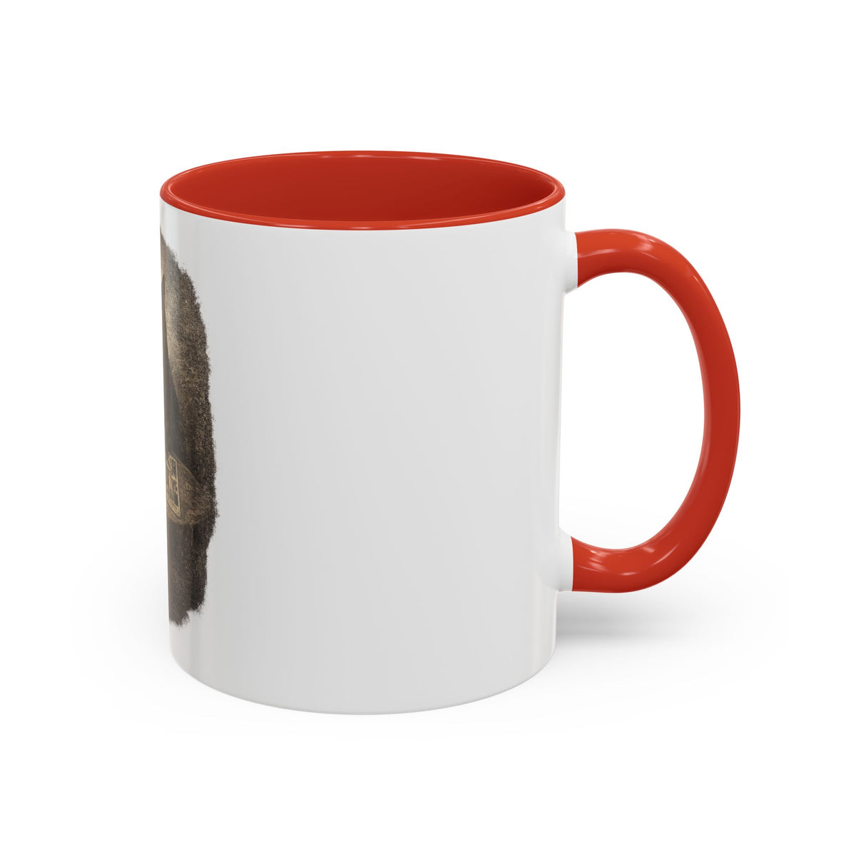 Tarot Cat Accent Coffee Mug — Witchy Black Cat with Tarot Cards