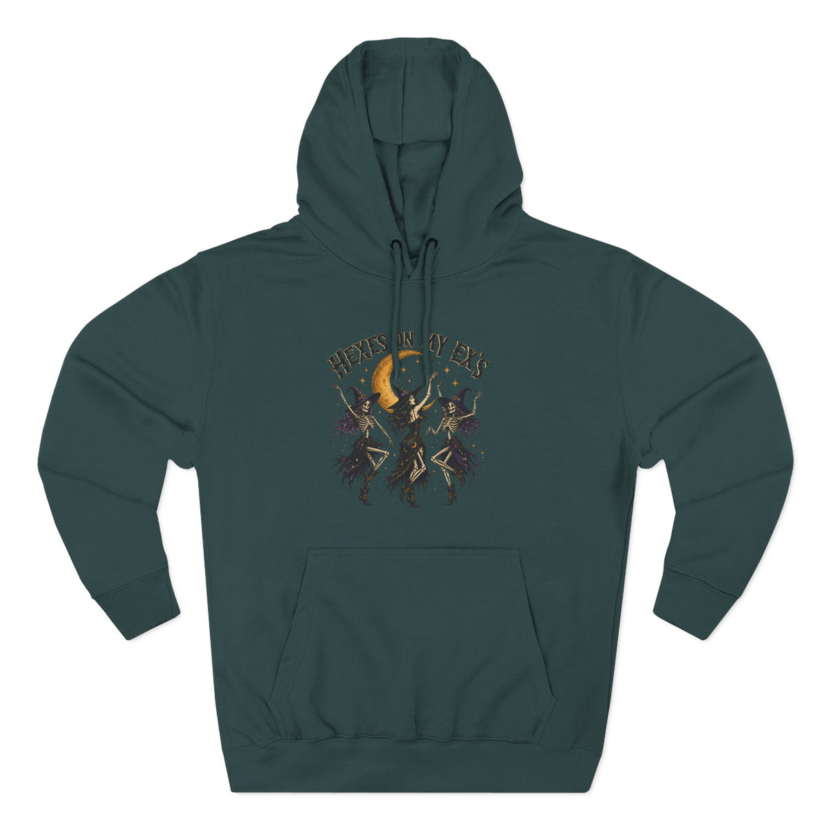 Hexes On My Exes Hoodie — Witchy Witchcraft Graphic Fleece Pullover