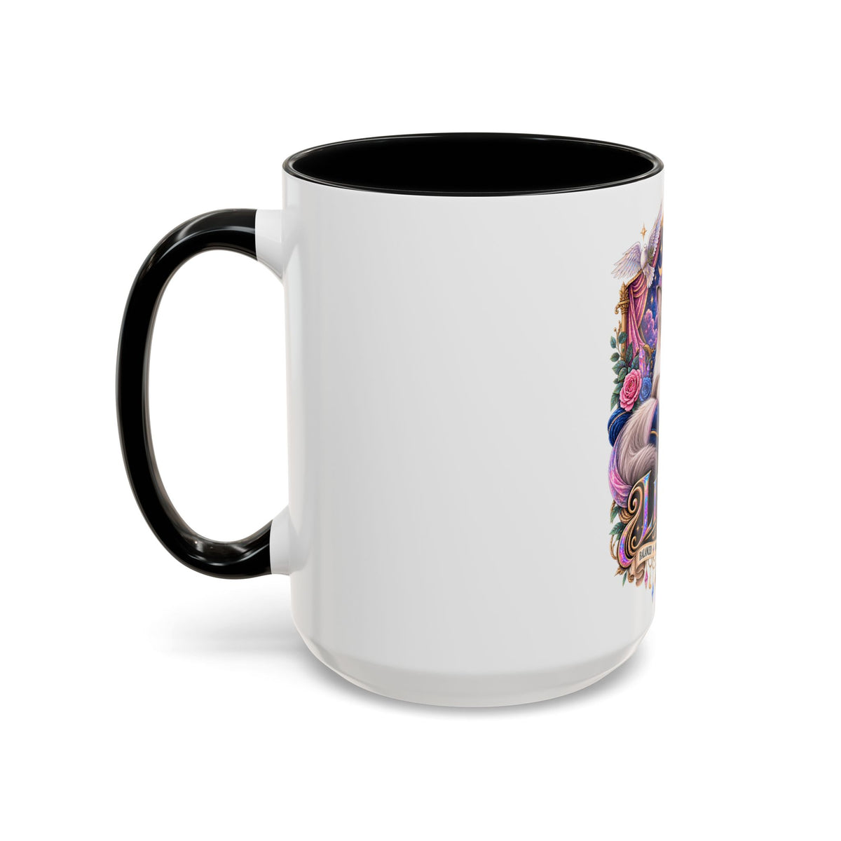 Libra Persian Cat Accent Coffee Mug — Zodiac Horoscope Gift (11/15oz)