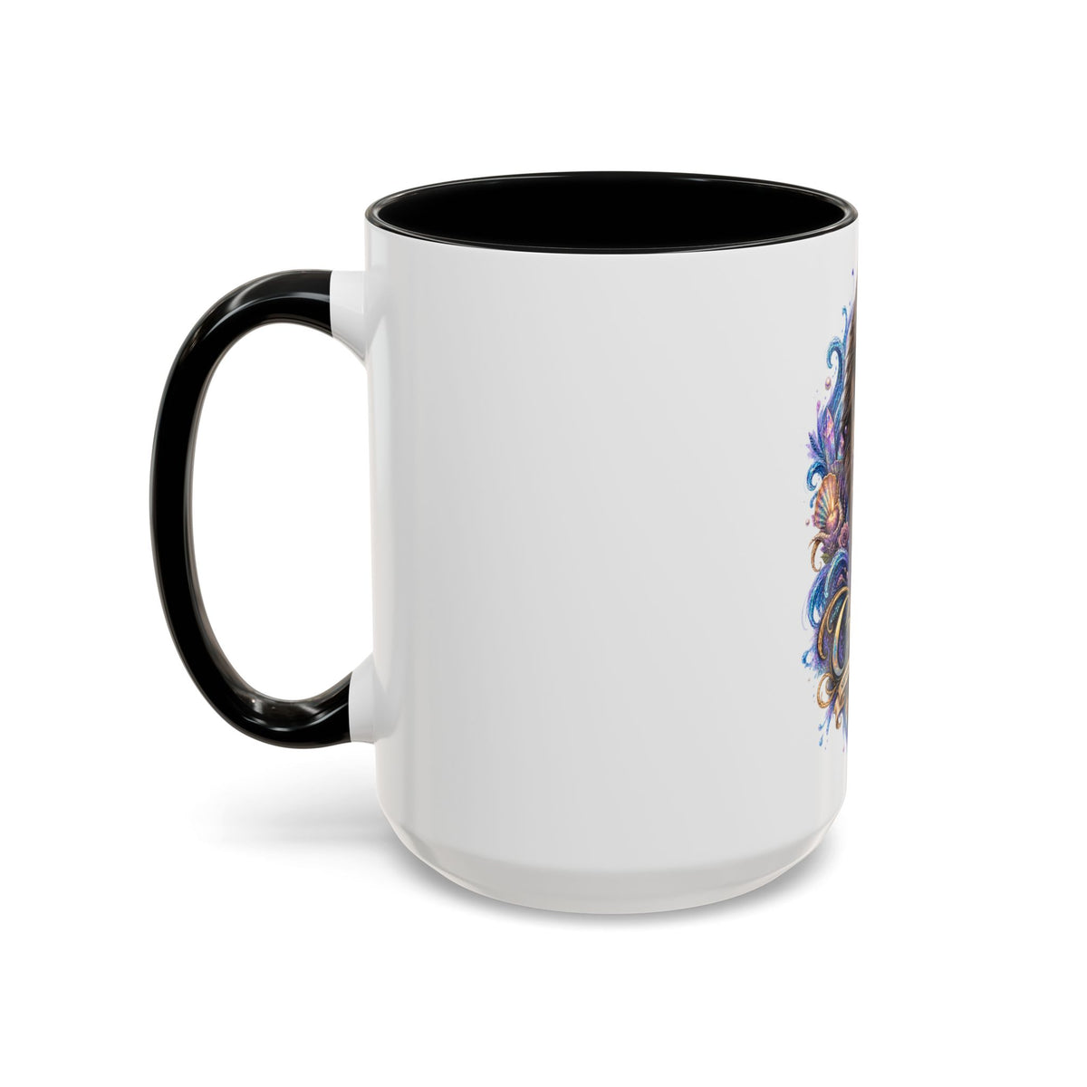 Cancer Zodiac Tortoiseshell Cat Accent Coffee Mug – Astrological Cat Lover Gift (11/15oz)