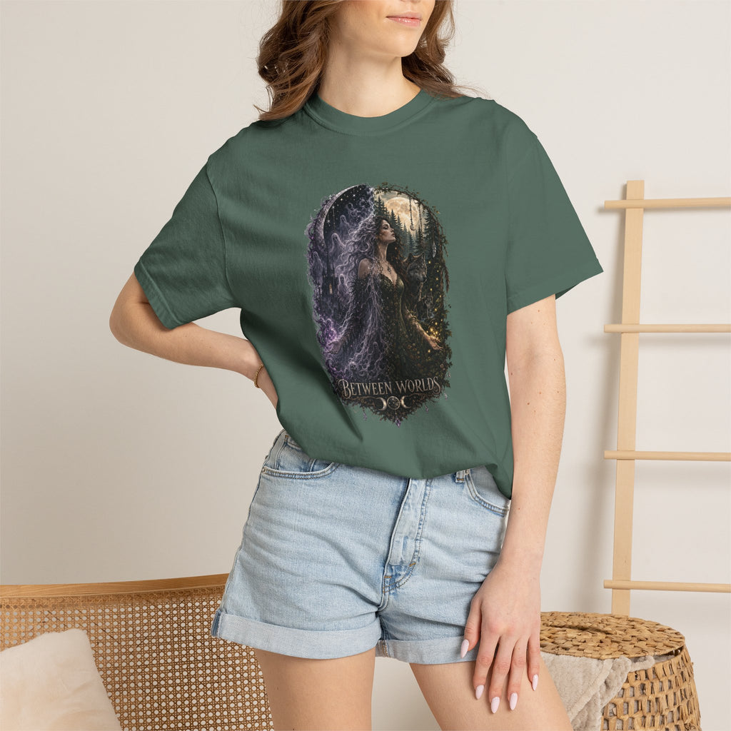 Fantasy Forest T-Shirt — "Between Worlds" Witchy Art Tee
