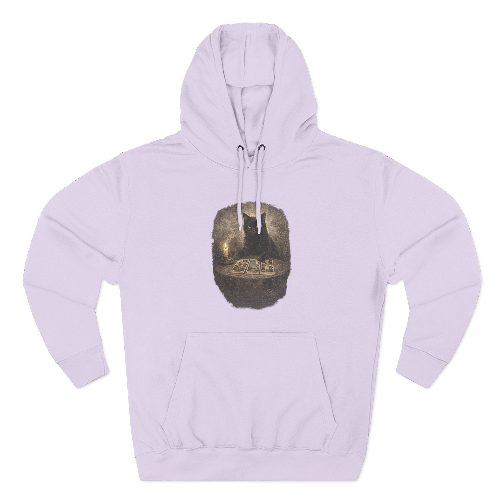 Tarot Black Cat Pull Over Hoodie