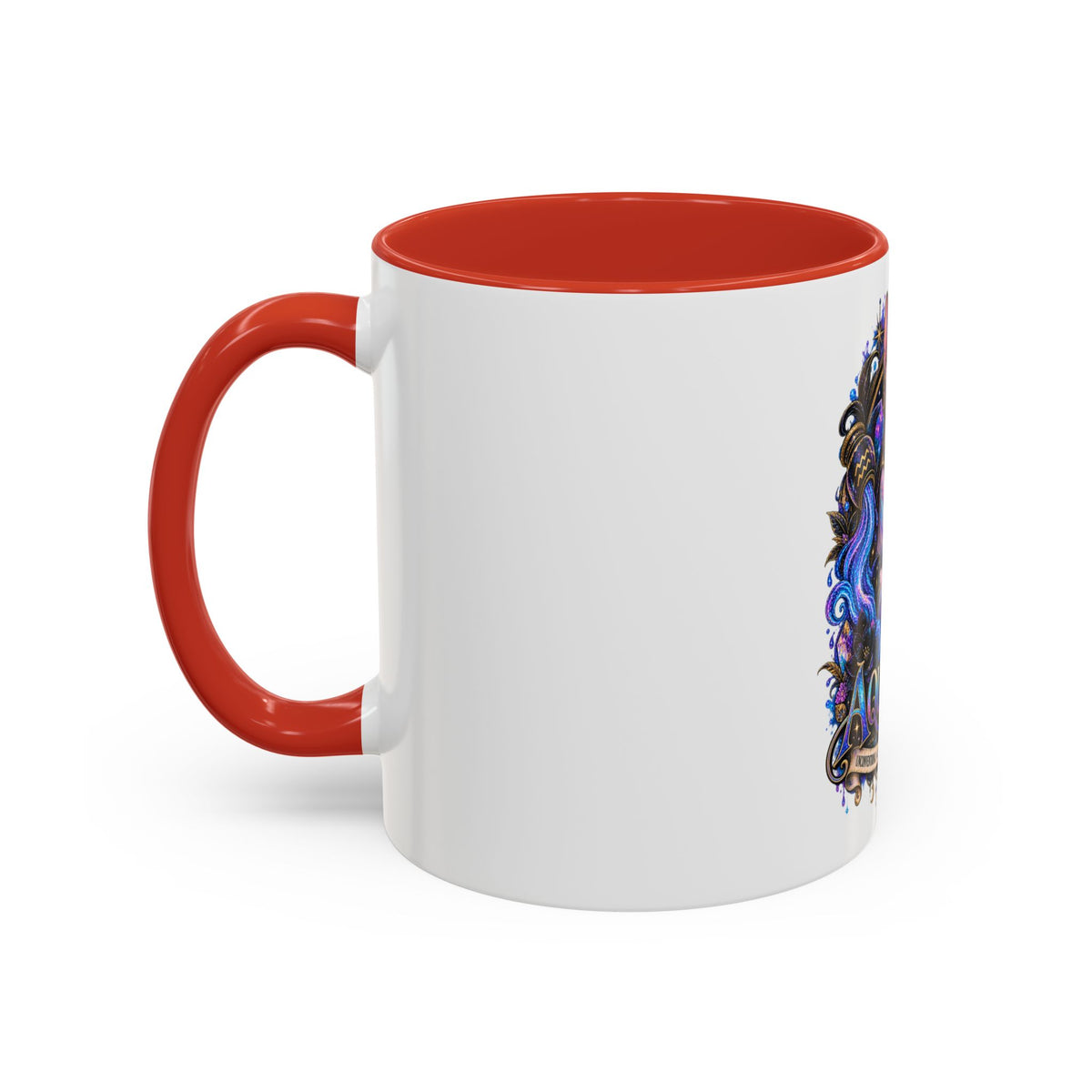 Aquarius Zodiac Cat Coffee Mug — Sphynx Astrology 11/15oz Accent Mug