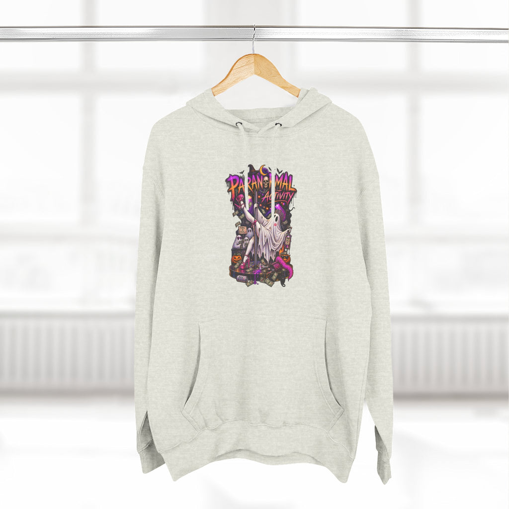 Paranormal Activity Ghost Pole Dancing — Retro Halloween Graphic Pullover