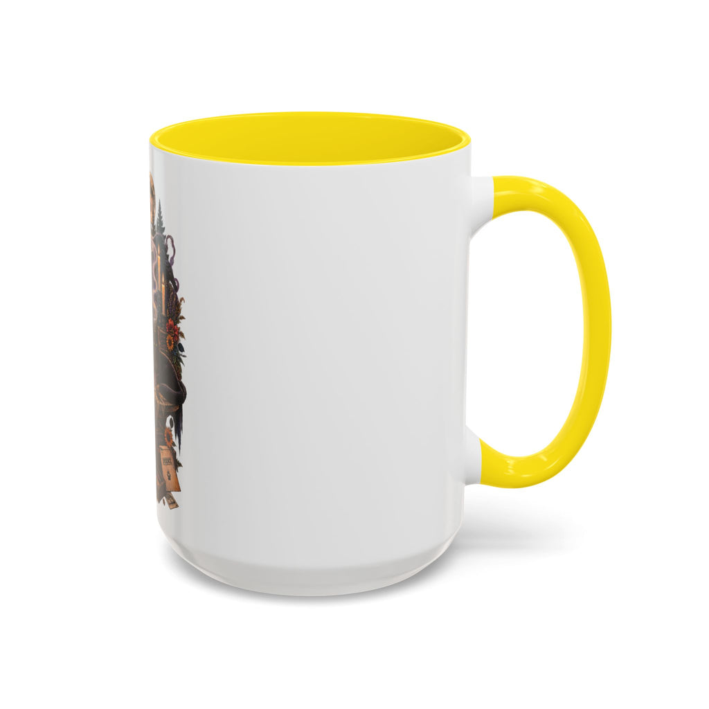 Witchy Halloween Coffee Mug – Spooky Seance Accent Mug (11/15oz)