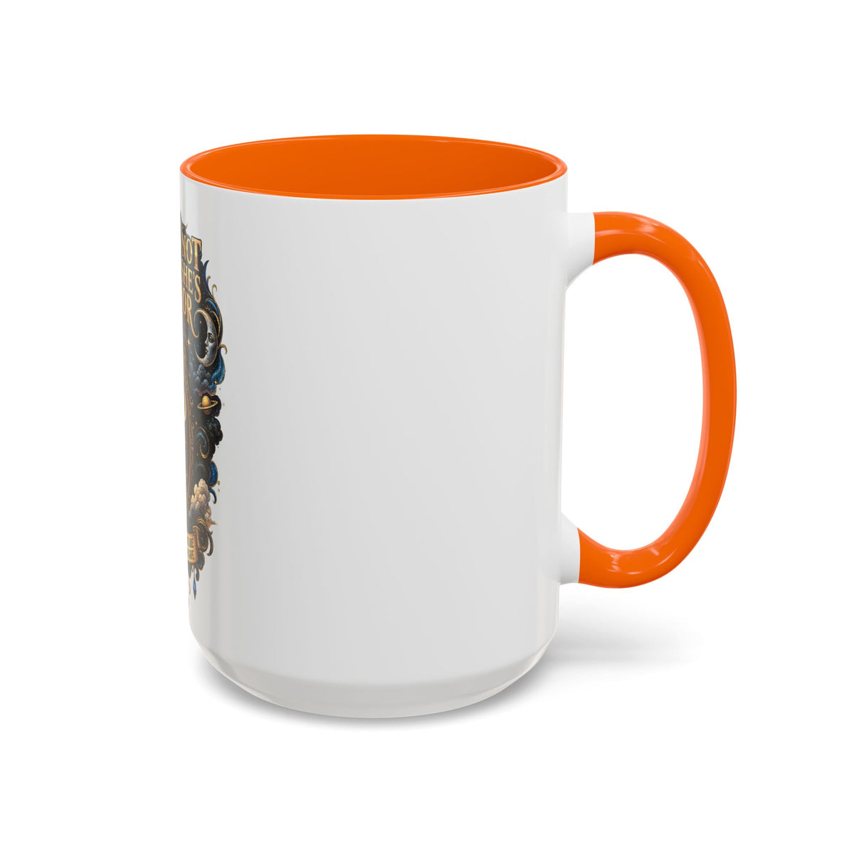 Coffee Mug — "Karma's Not a Bitch — She's a Mirror" Accent Ceramic Mug (11/15oz)