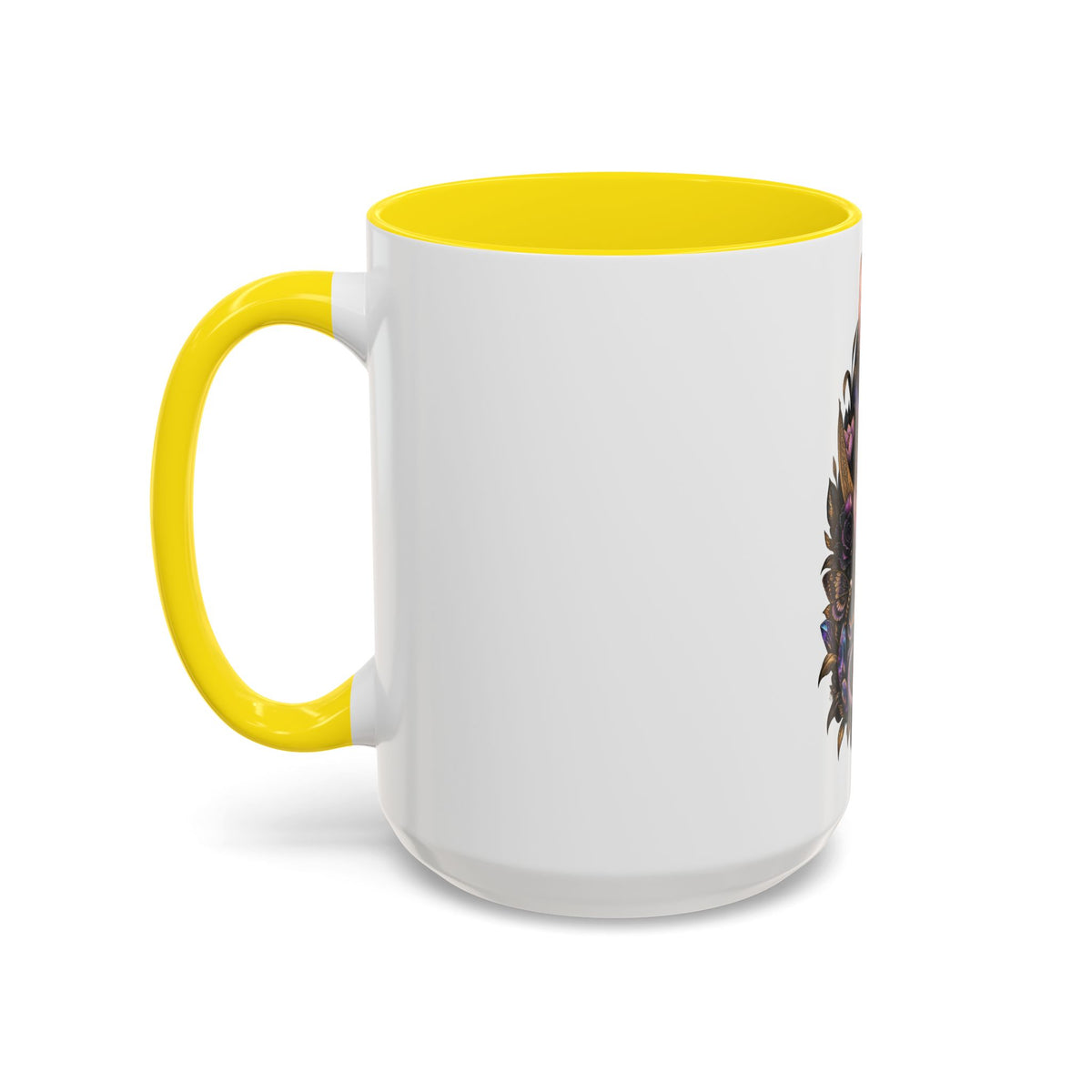 Mystic Sphynx Cat Coffee Mug — Magical Moon & Floral Accent (11/15 oz)