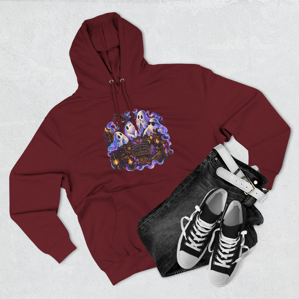 Funny Ghosts with Spirit Board Hoodie — Halloween Ghosts & Haunted Night Pullover