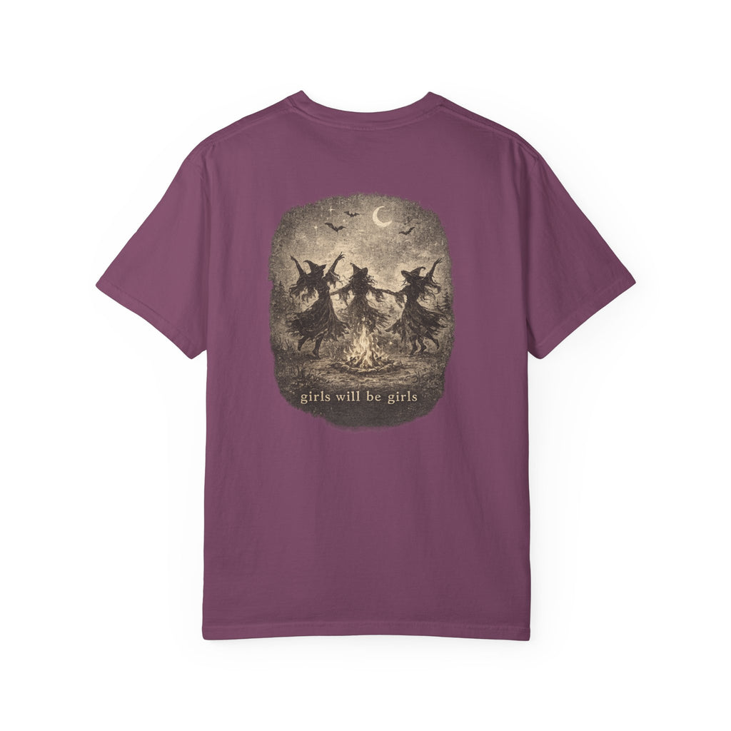 Witch Sisters T-Shirt — "Girls Will Be Girls" Graphic Tee