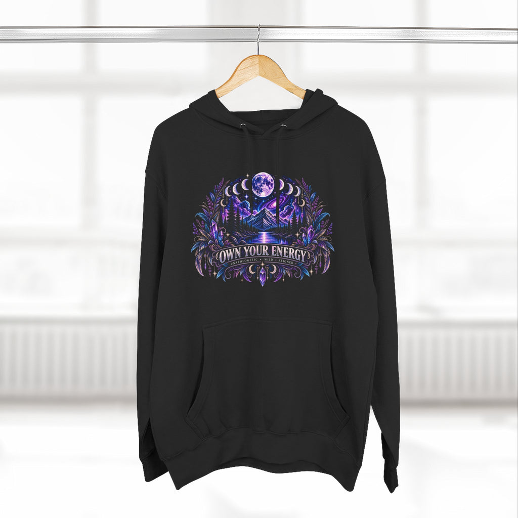 Own Your Energy Hoodie — Cosmic Motivational Pullover