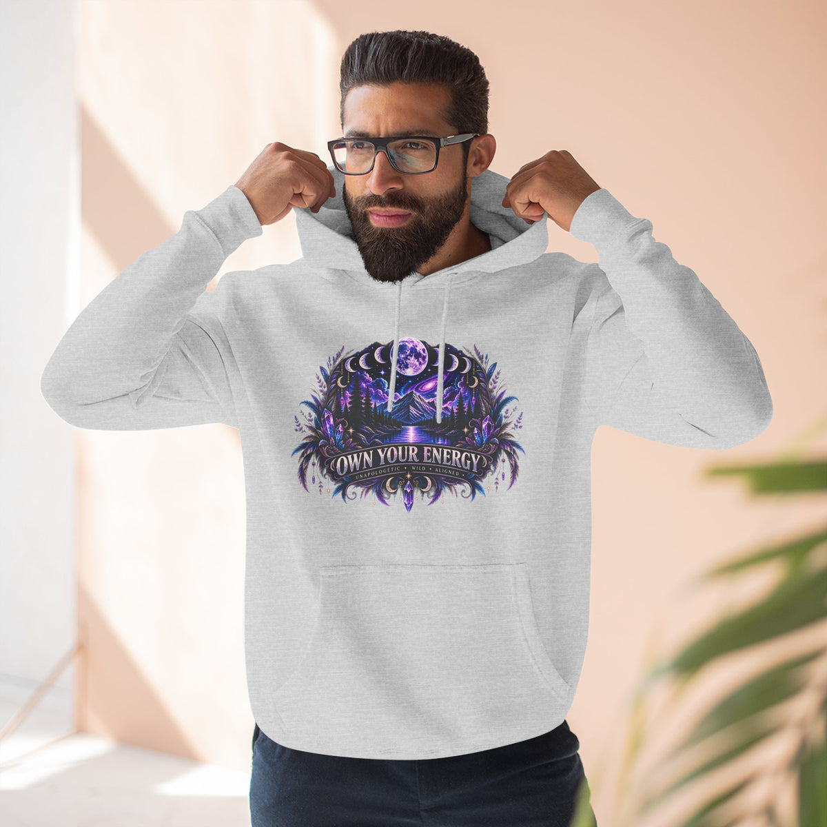 Own Your Energy Hoodie — Cosmic Motivational Pullover